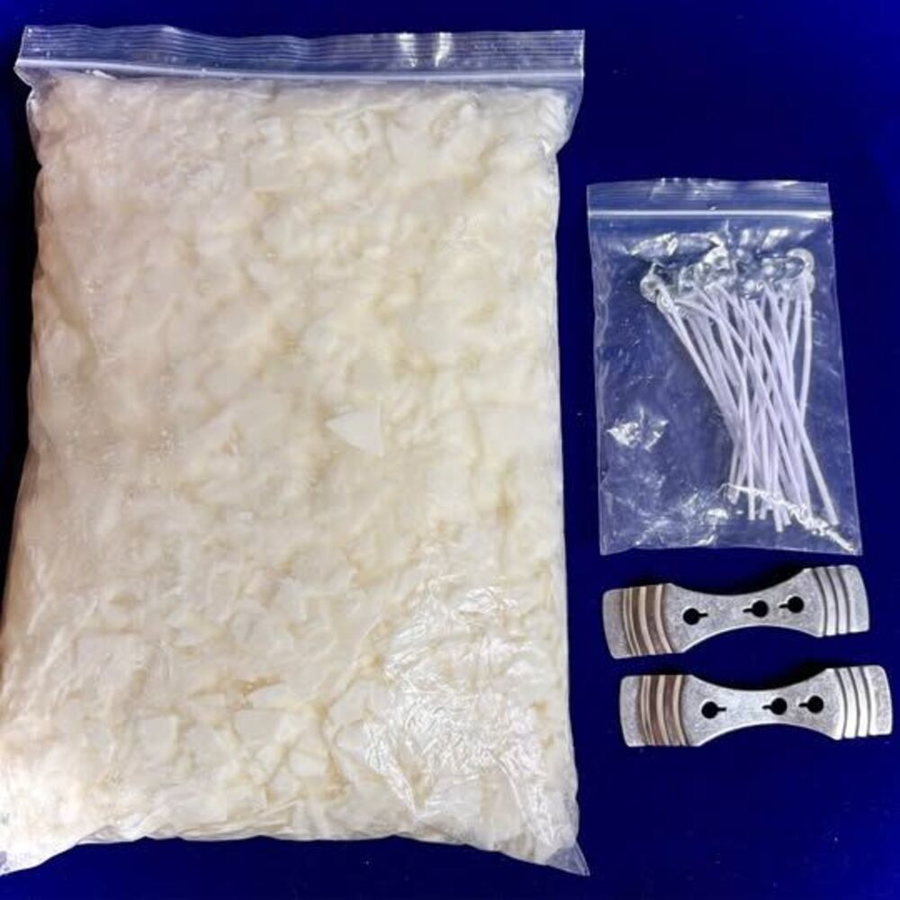 2 lb Natural Soy Candle Wax Kit